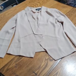 Lulu's Womens Blazer Beige SMALL NEW Casual Jacket Work Cream Summer Spring